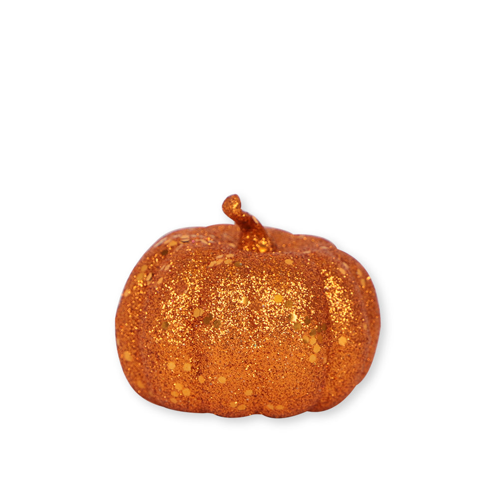 Glitter Pumpkin 7.5cm