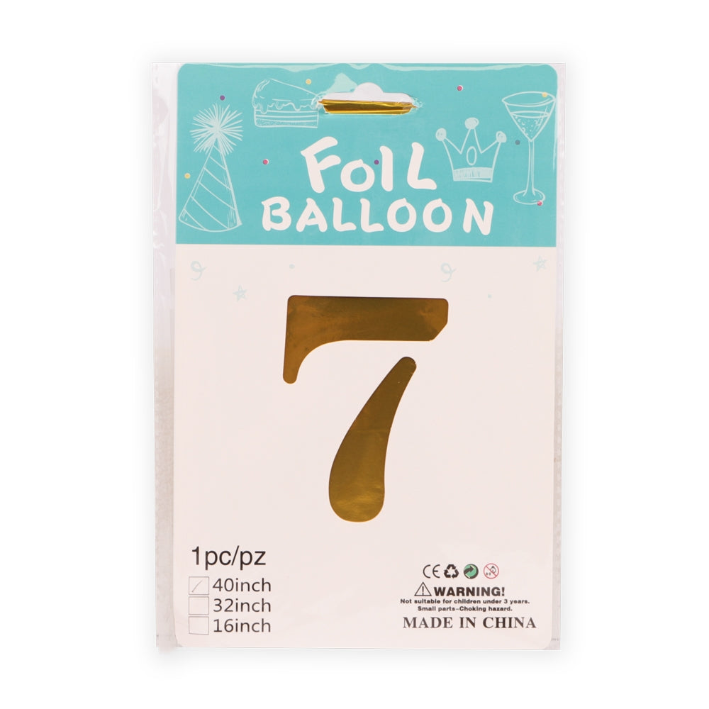 Foil Balloon Number 7 337866