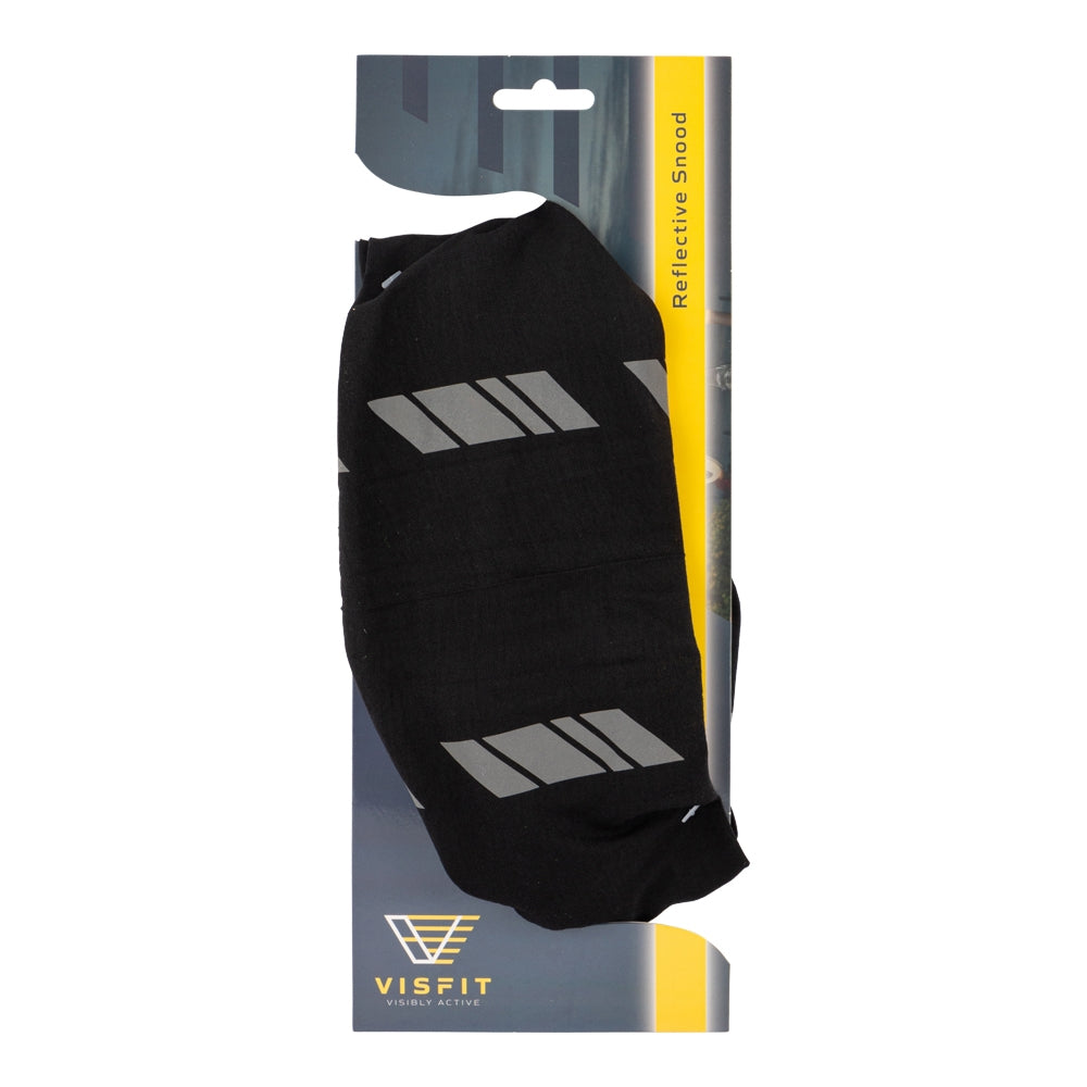 Unisex Black Reflective Snood 339350-black