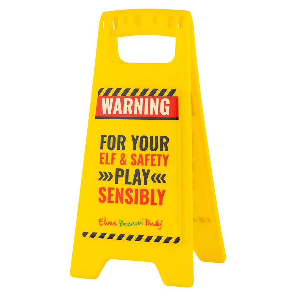 Elves Caution Sign