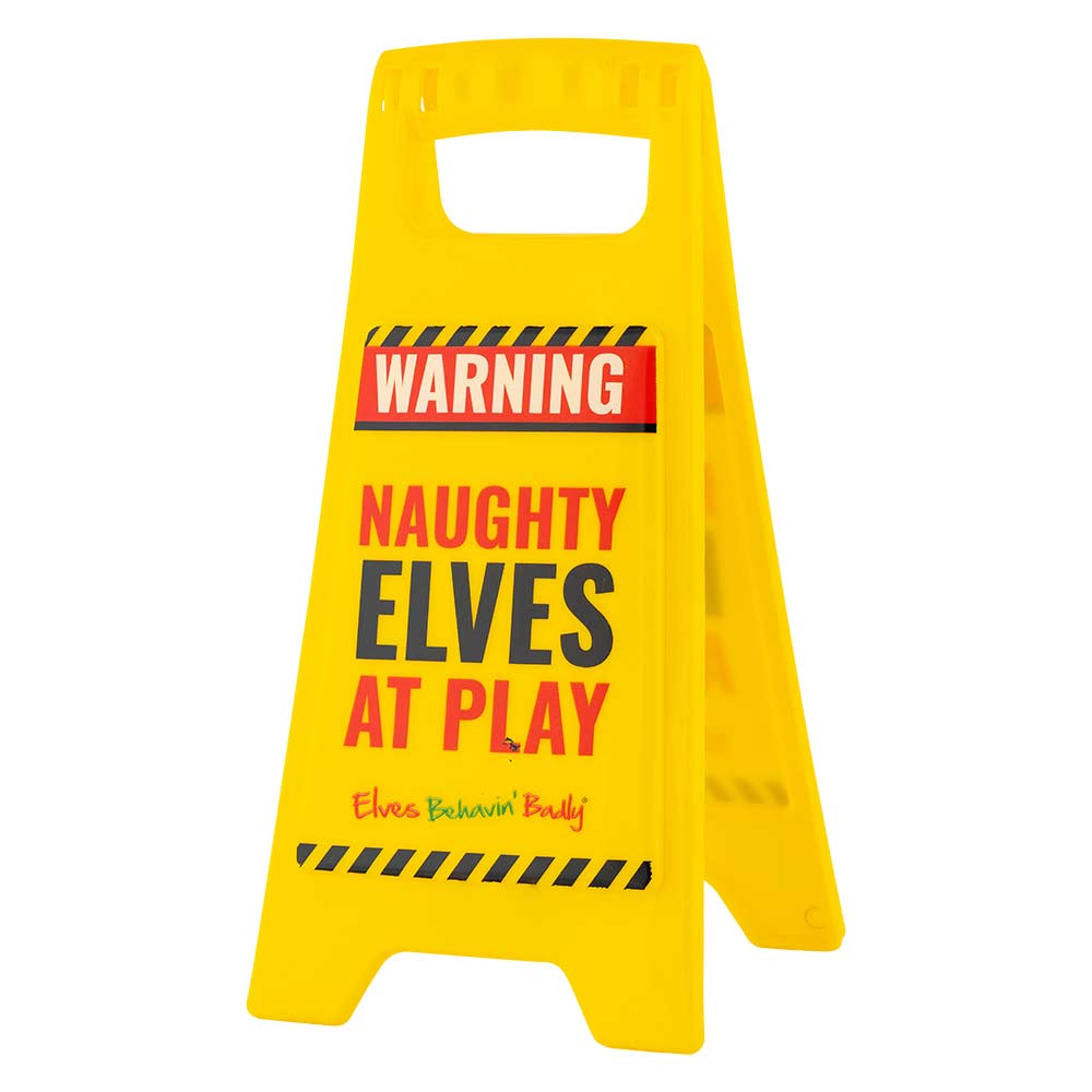 Elves Caution Sign