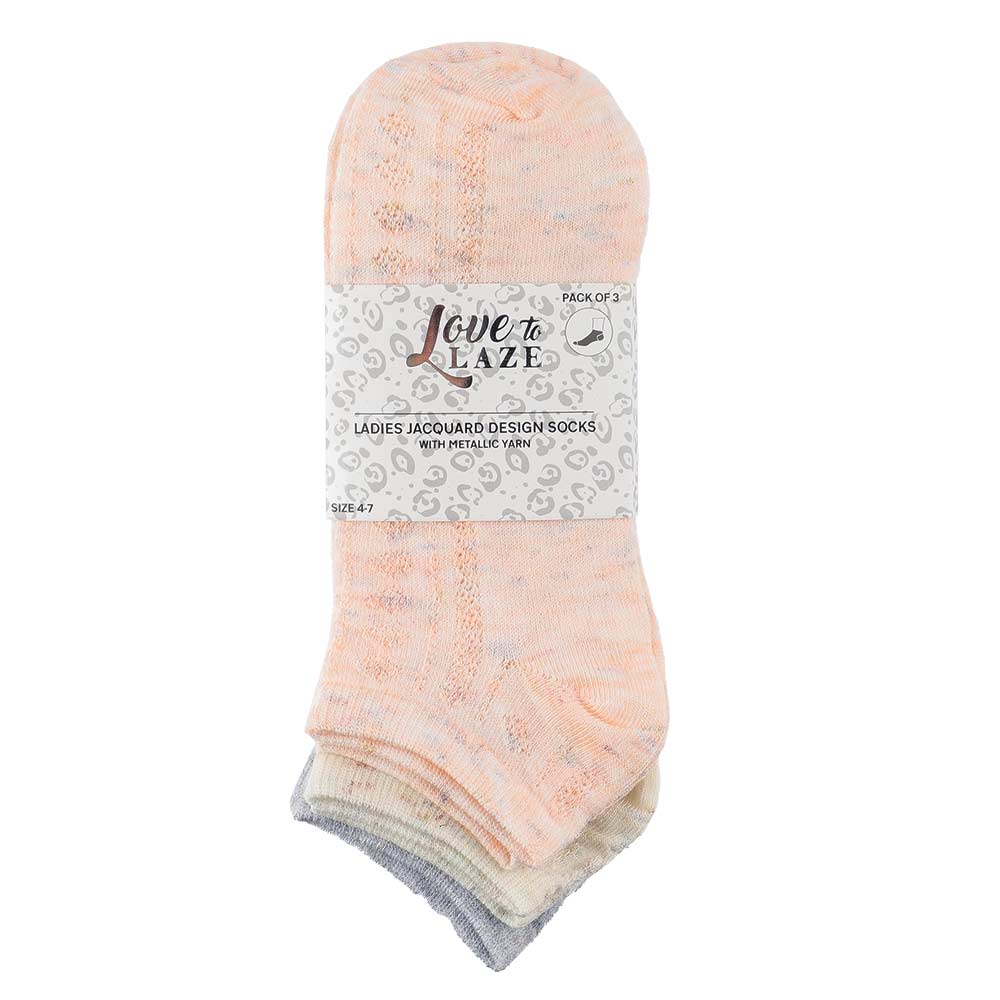 Ladies Jacquard Design Socks