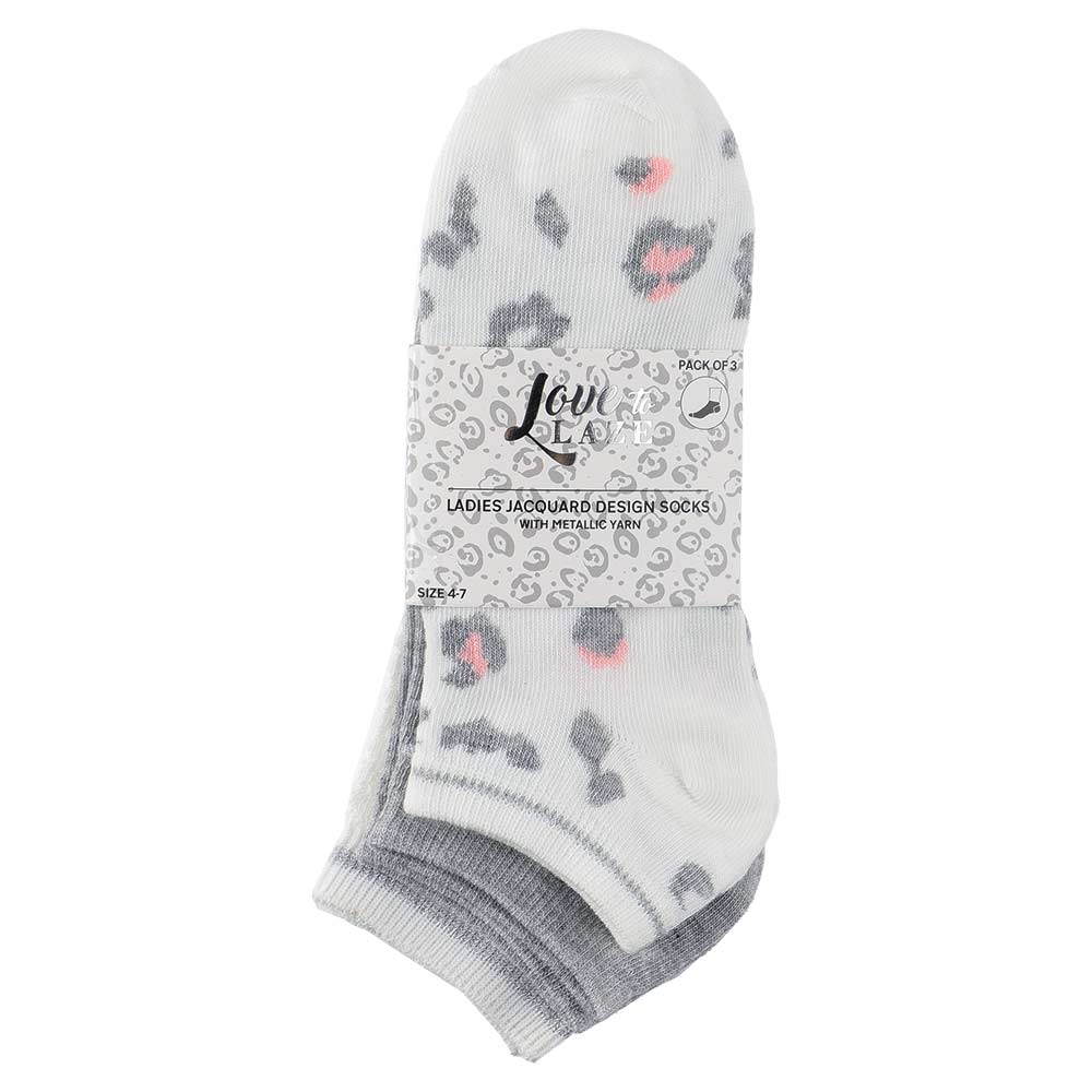 Ladies Jacquard Design Socks