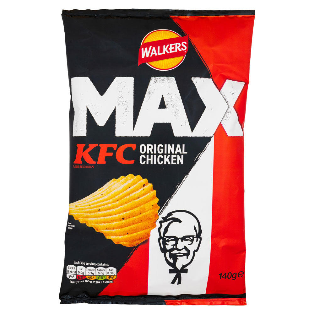 Walkers MAX KFC Original Recipe Chicken Crisps 140g
