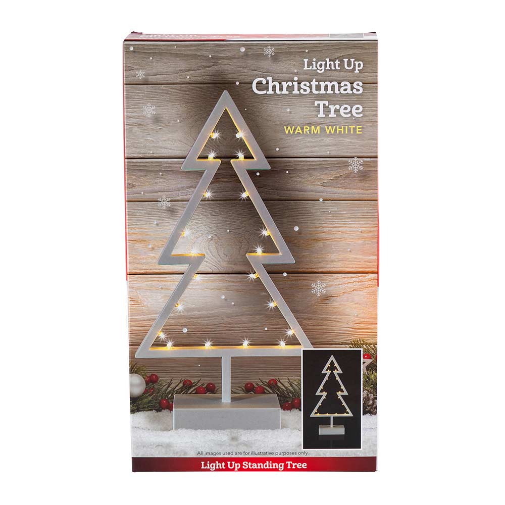 LED Light Up Christmas Tree Warm White