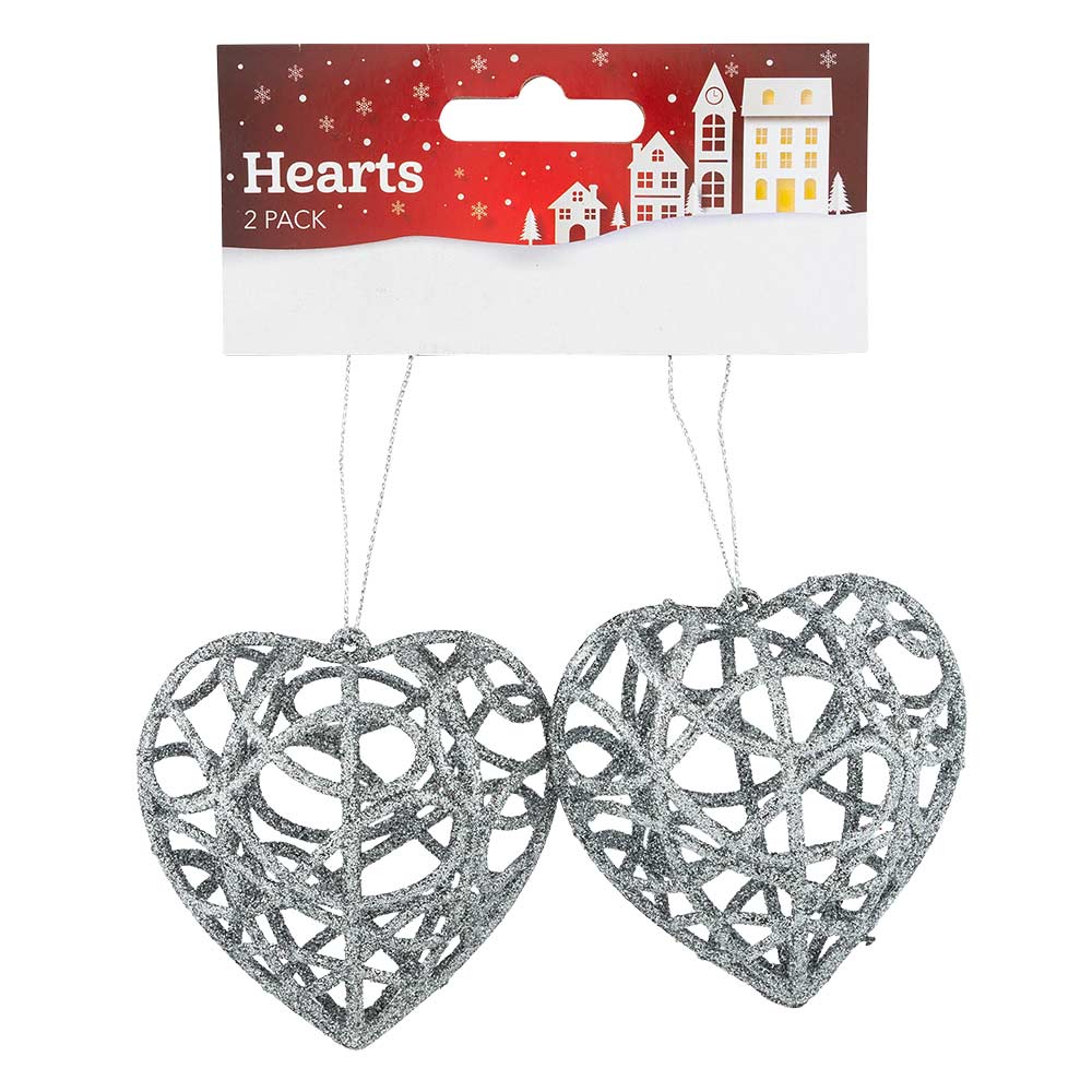 Decorative Hearts 2 Pack