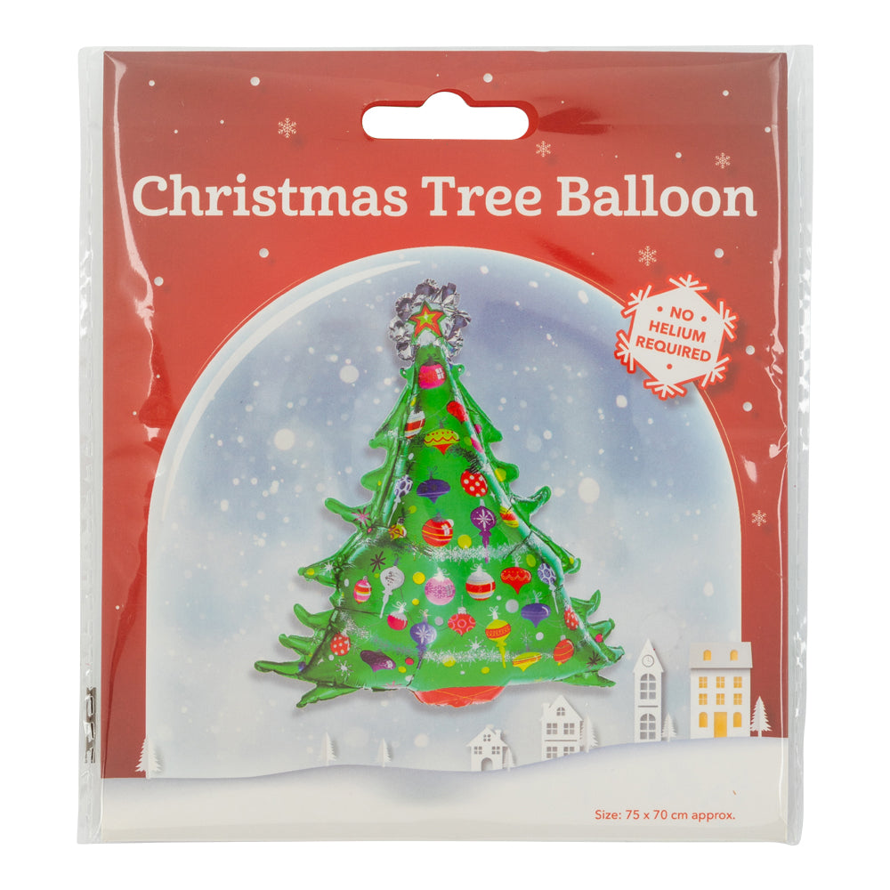 Christmas Tree Balloon 75cm x 70cm