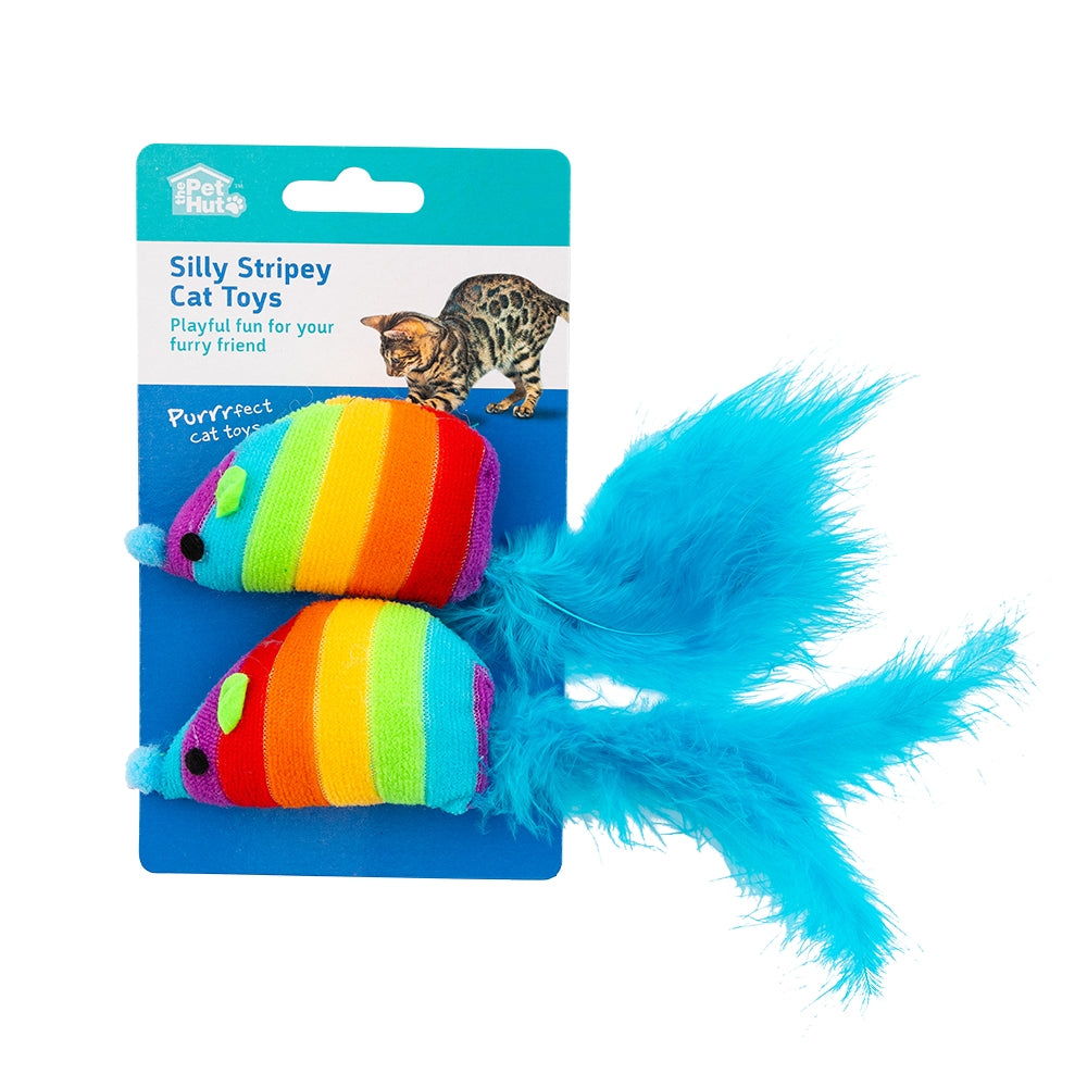 Stripey Mouse Cat Toy 340099