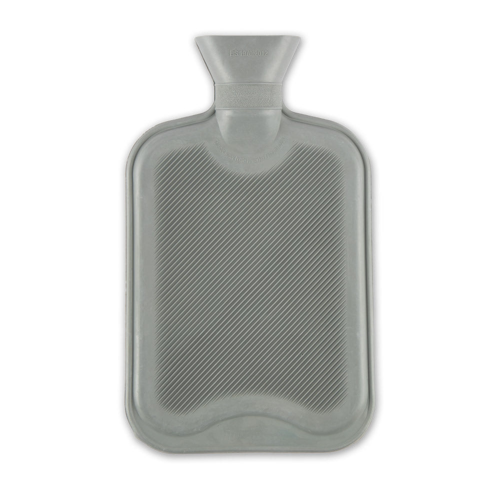 Grey Hot Water Bottle 2L 340161-GREY