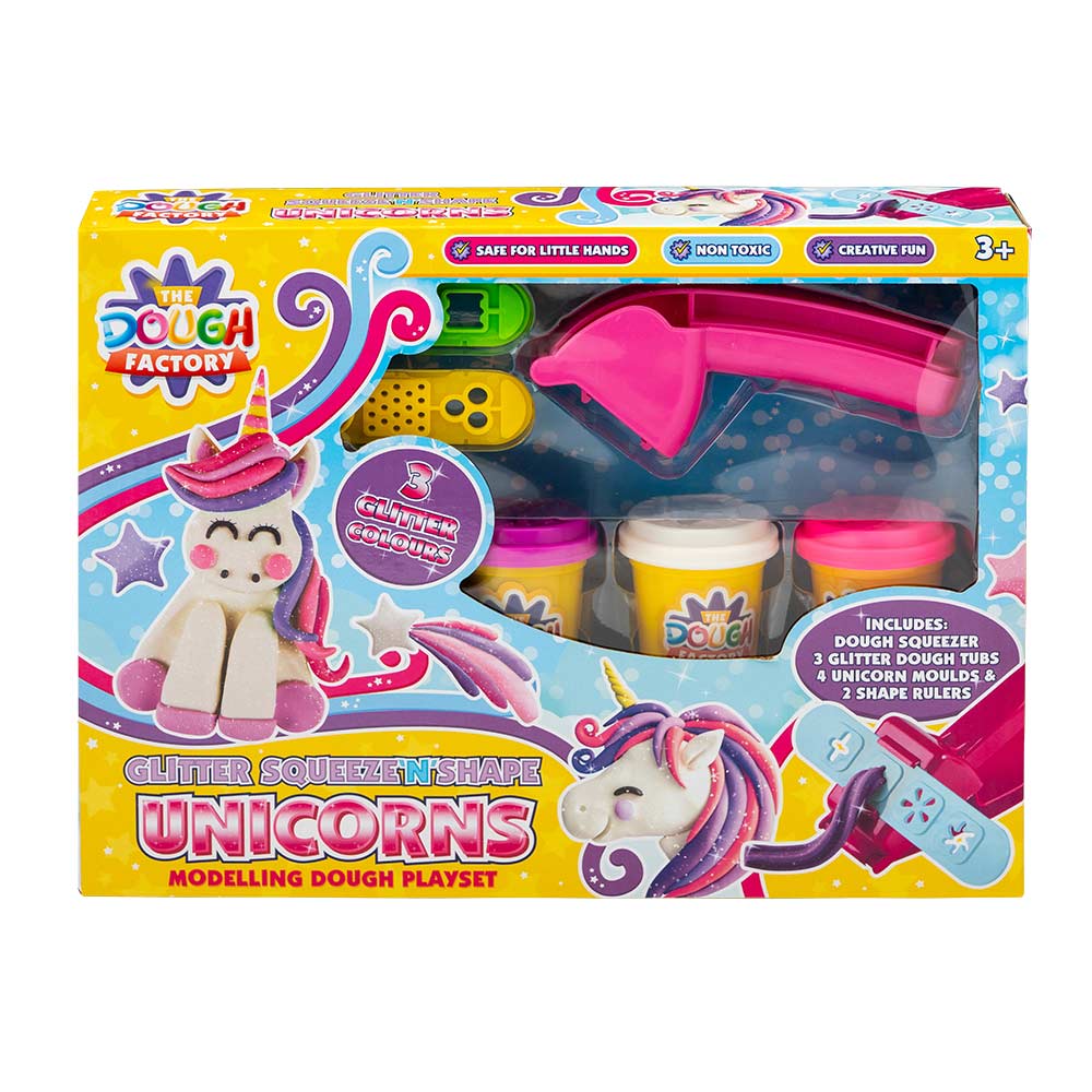 The Dough Factory Unicorn Dough Modelling Playset