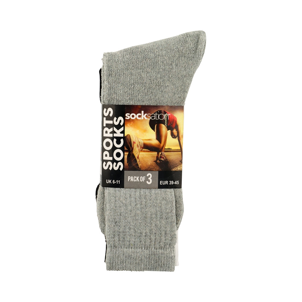 Men'S Sport Socks 3 Pack 340221