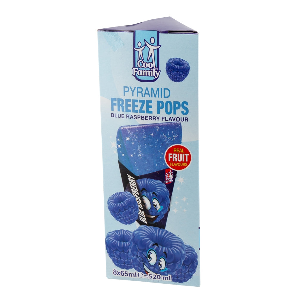 Pyramid Blue Raspberry Freeze Pops 8 X 65Ml | Poundstretcher 341057