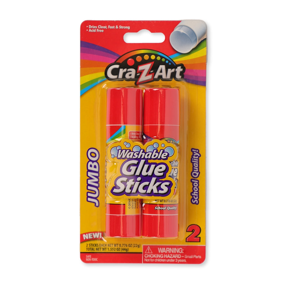 Crazart Washable Glue Sticks 2 Pack 341376