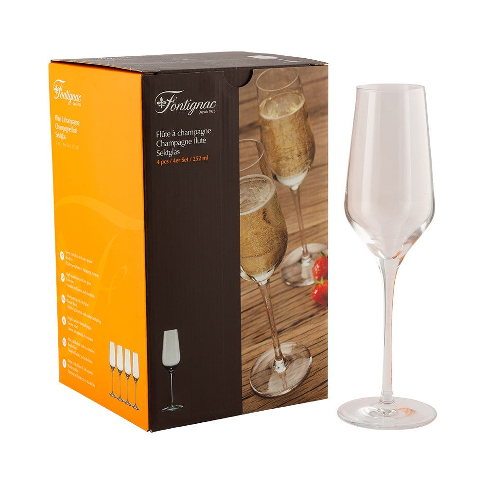 Fontignac Champagne Flutes- 4 Pack 341879