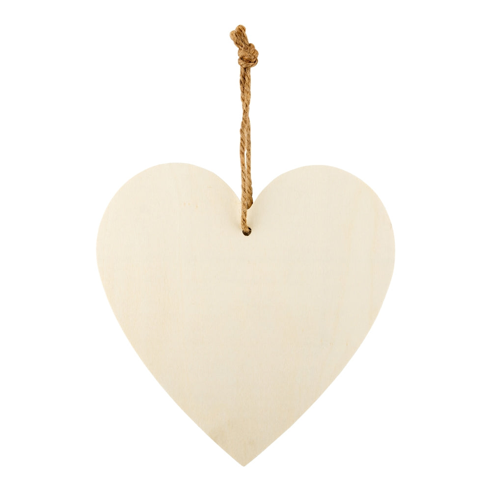 Hanging Wooden Heart Home Decoration 341892