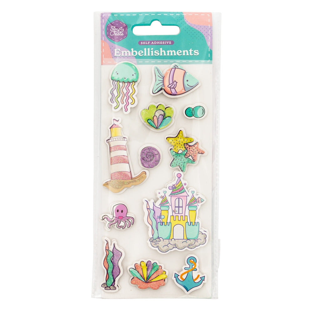 Sea World Embellishments - Self Adhesive 342517