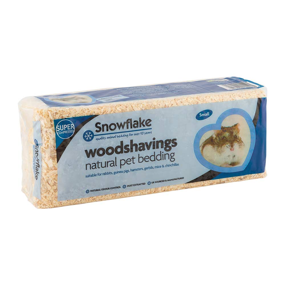 Snowflake Woodshavings Natural Pet Bedding 1kg