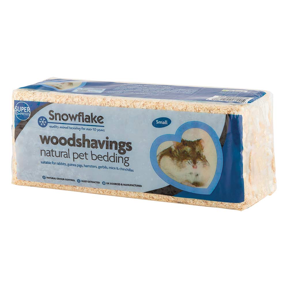 Snowflake Woodshavings Natural Pet Bedding 1kg