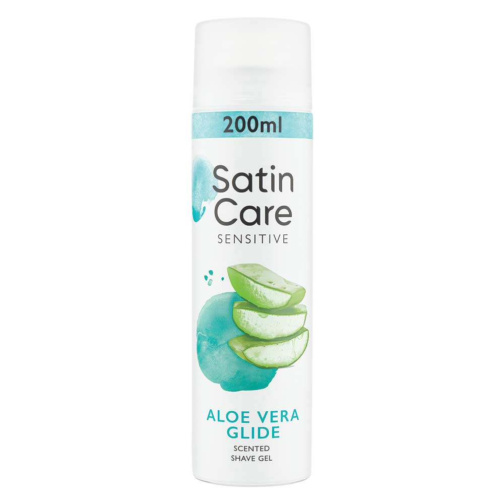 Satin Care Sensitive Aloe Vera Glide Shaving Gel 200ml
