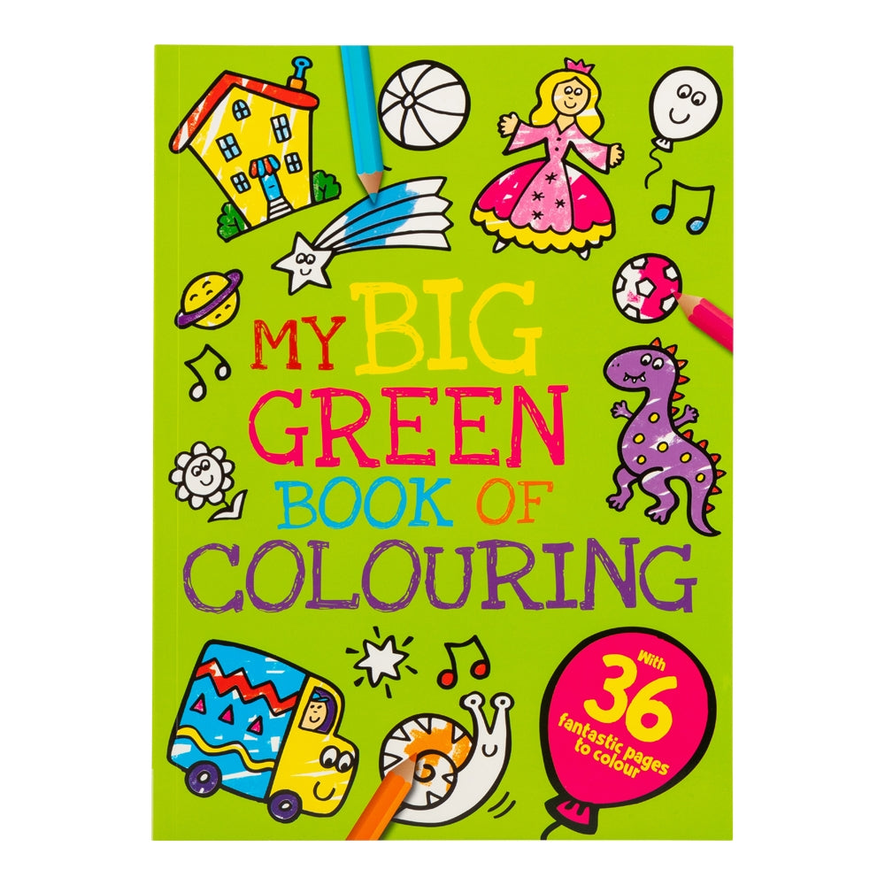 My Big Green Book Of Colouring - 36 Pages 343895 - GREEN