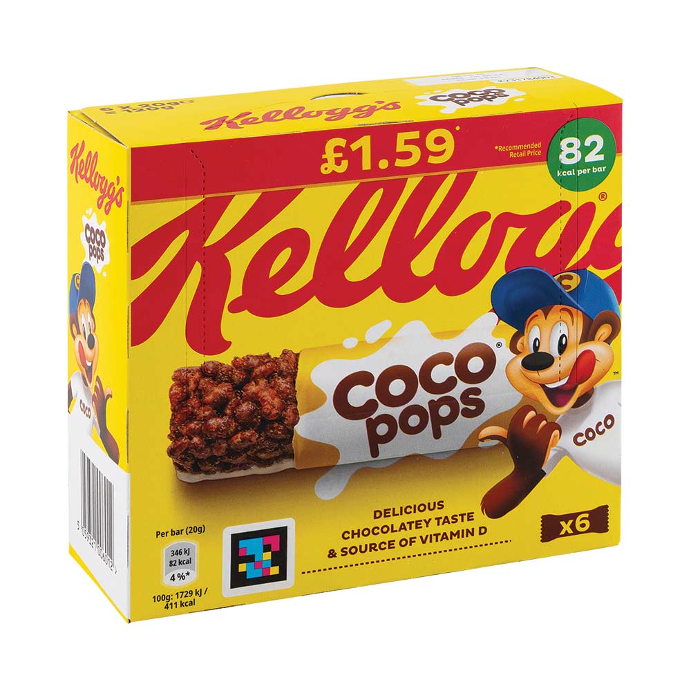 Kellogg's Coco Pops 6 x 20g Bars