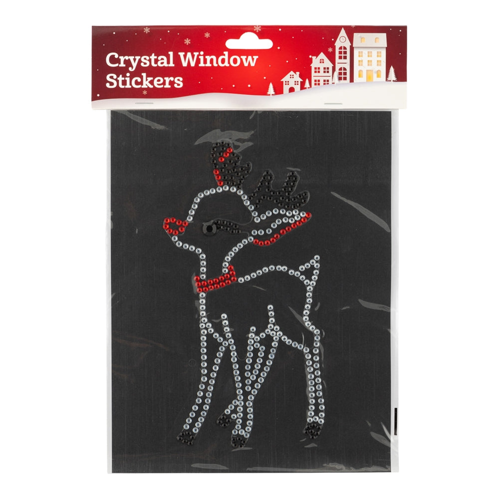 Rudolph Window Gel Stickers 344261-RUDOLPH