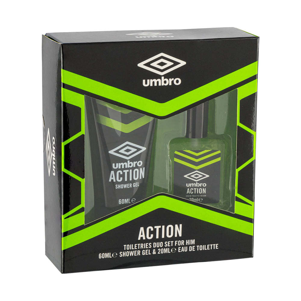 Umbro Action Toiletries Duo Gift Set For Him