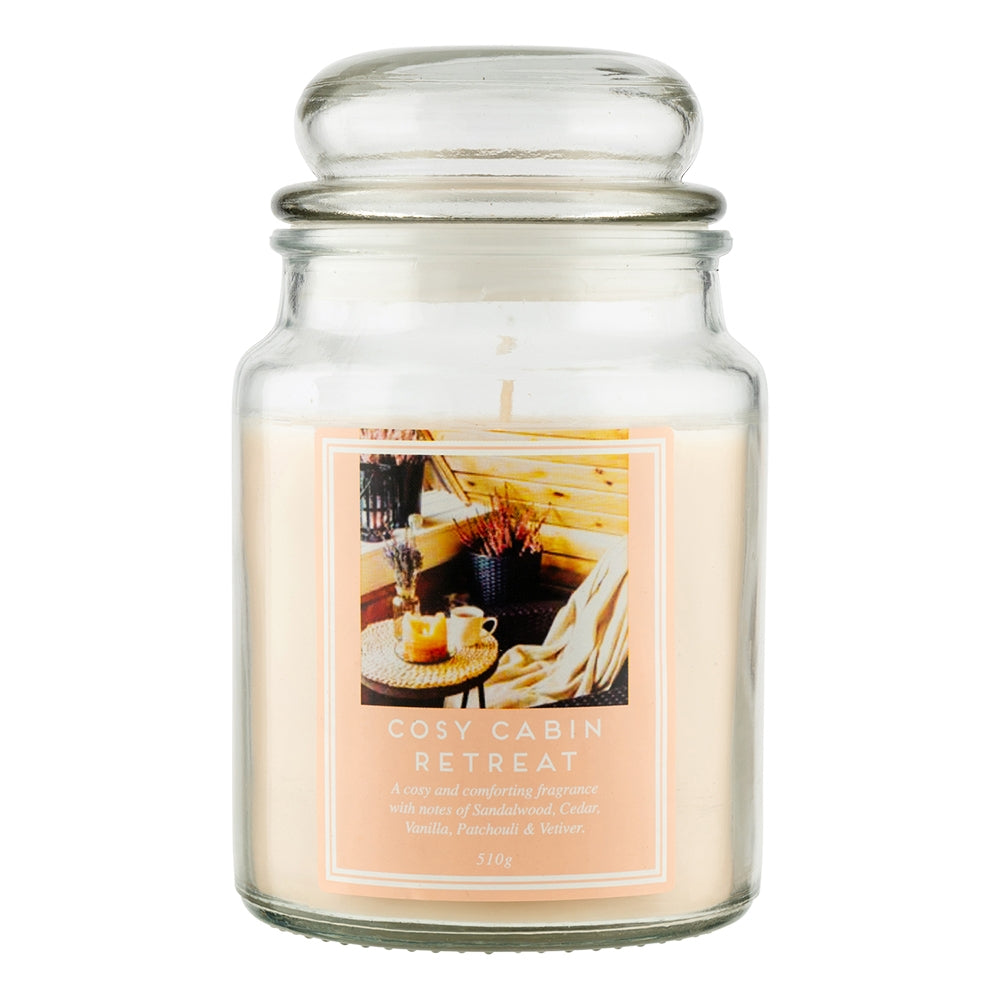 18Oz Jar Candle - Cosy Cabin Retreat 344738