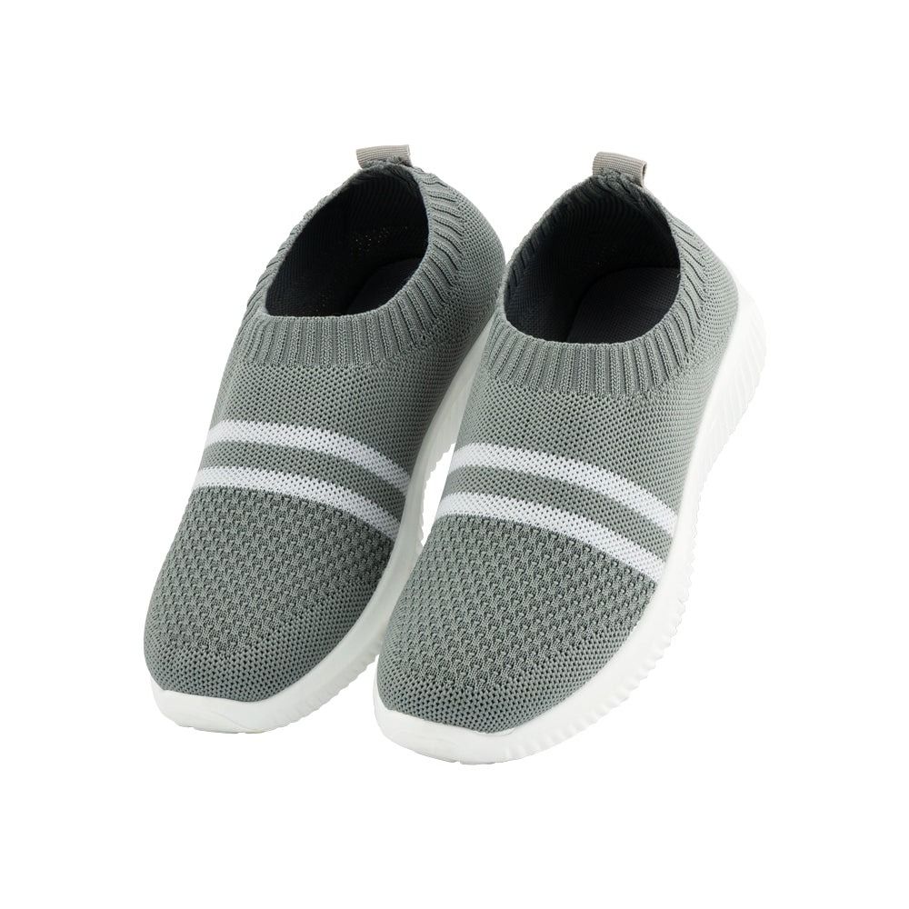 Tracers Womens Slip-Ons - Grey 344802