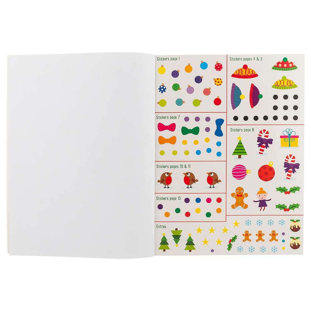 Christmas Advent Sticker Activity Book