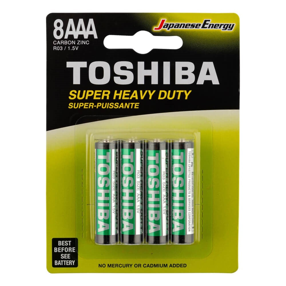 Toshiba Aaa Batteries 8 Pack | Poundstretcher 345153