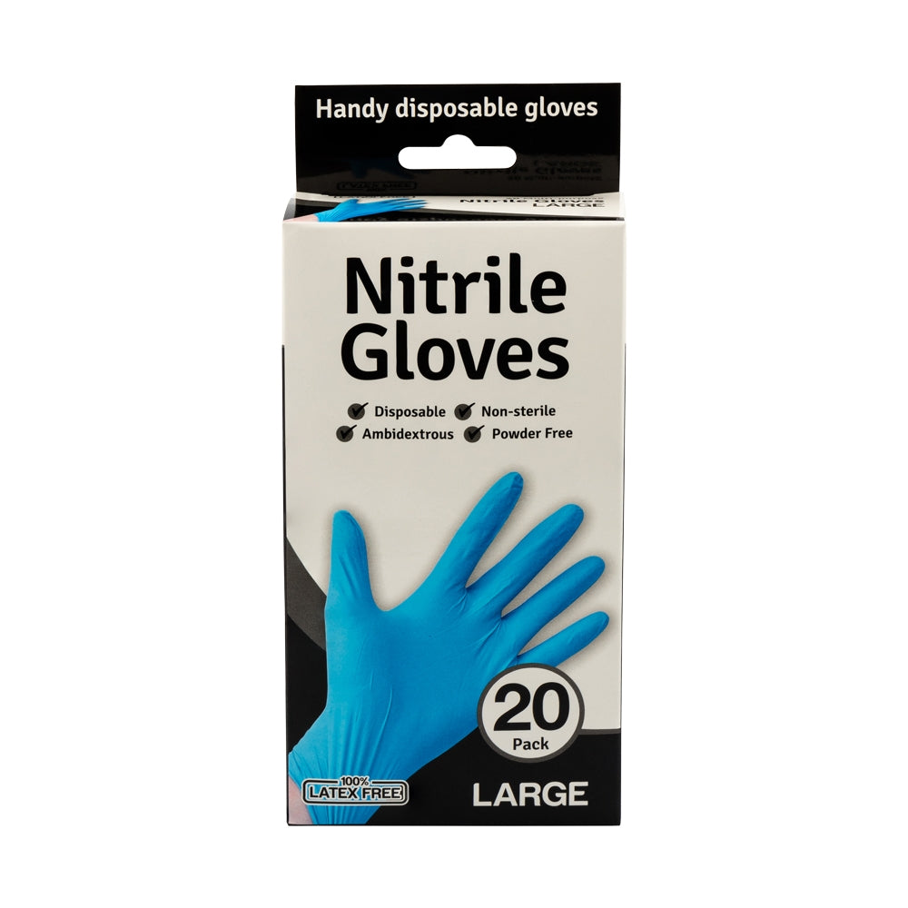 Nitrile Gloves 20 Pack Large 345331