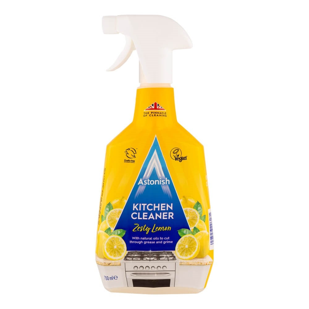 Astonish Zesty Lemon Kitchen Cleaner 750Ml | Poundstretcher 345666