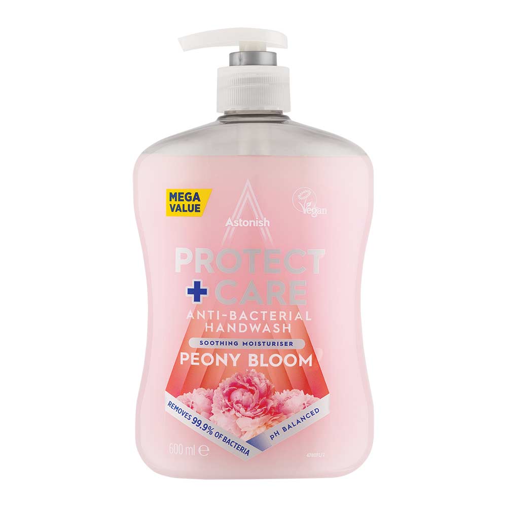Astonish Peony Antibacterial Hand Wash 600ml