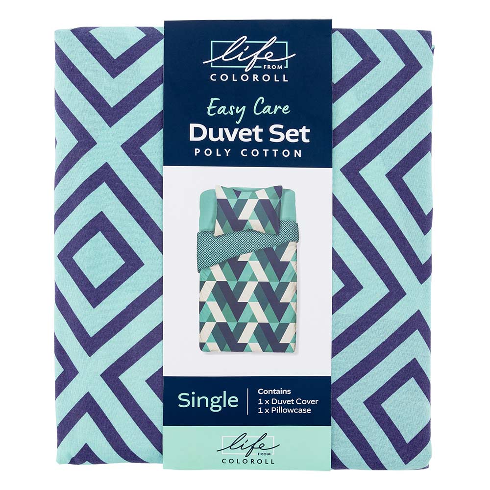 Poly Cotton Duvet Set Single