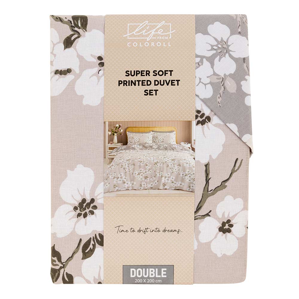 Poly Cotton Duvet Set Double