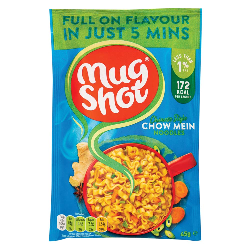 Mug Shot Chow Mein Noodles 45g