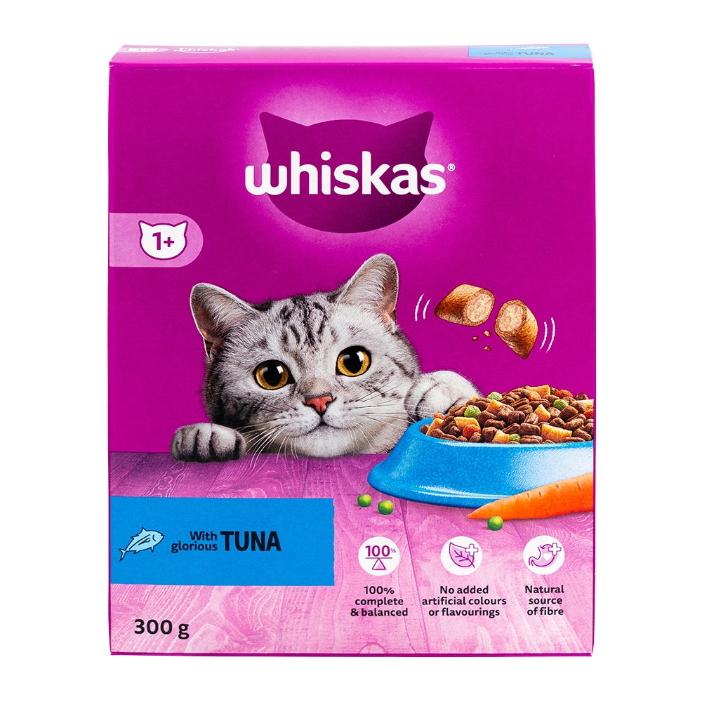 Whiskas Glorious Tuna Dry 1+ Years 300G | Poundstretcher 347185