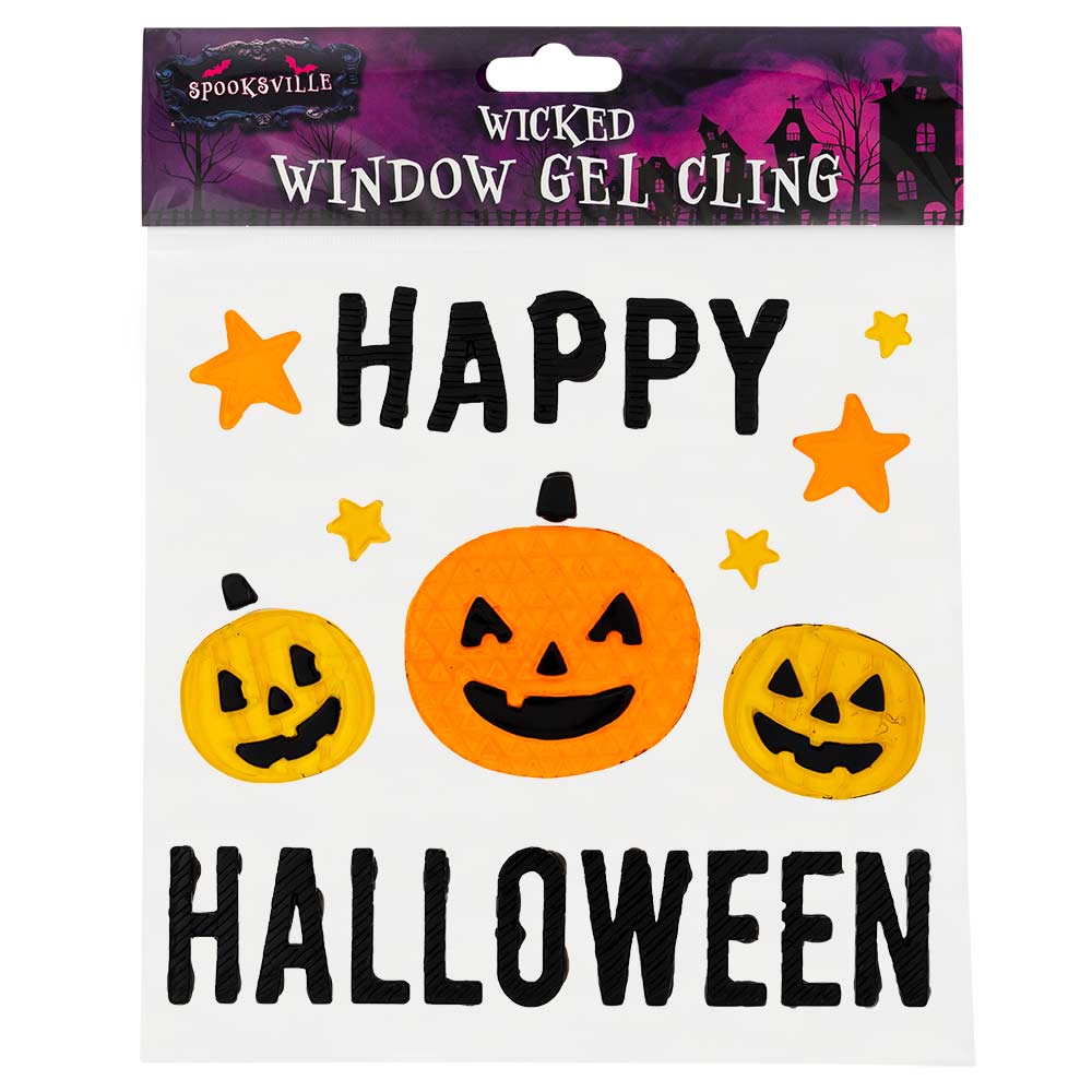 Halloween Window Gel Stickers