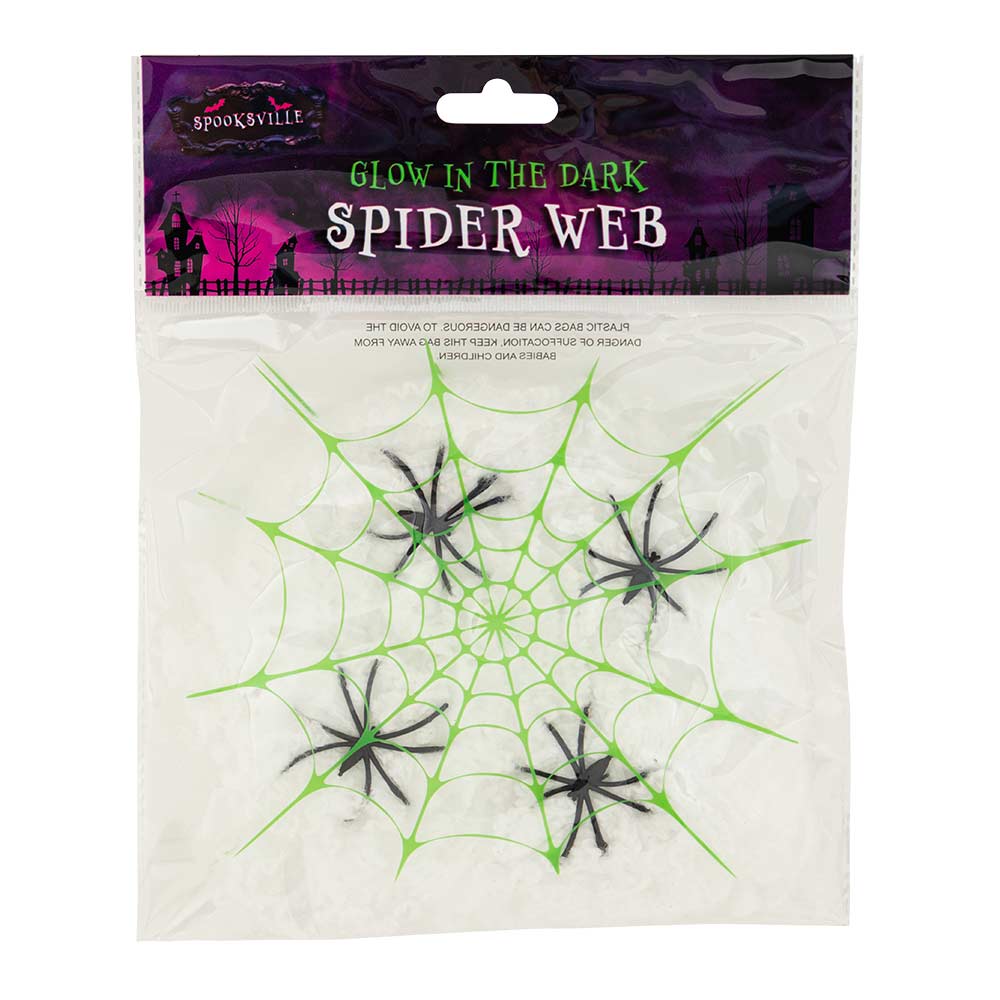 Glow In The Dark Spider Web