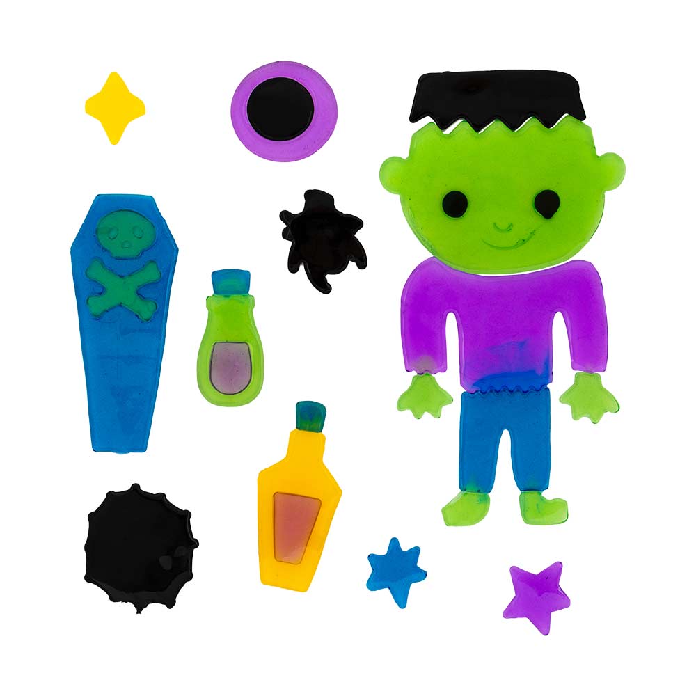 Halloween Spooky Gel Window Stickers