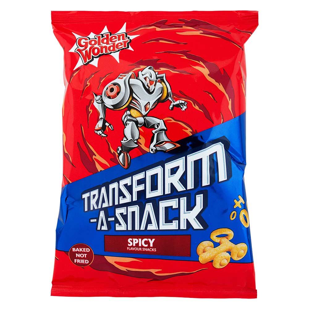 Golden Wonder Transform-A-Snack Spicy 75g