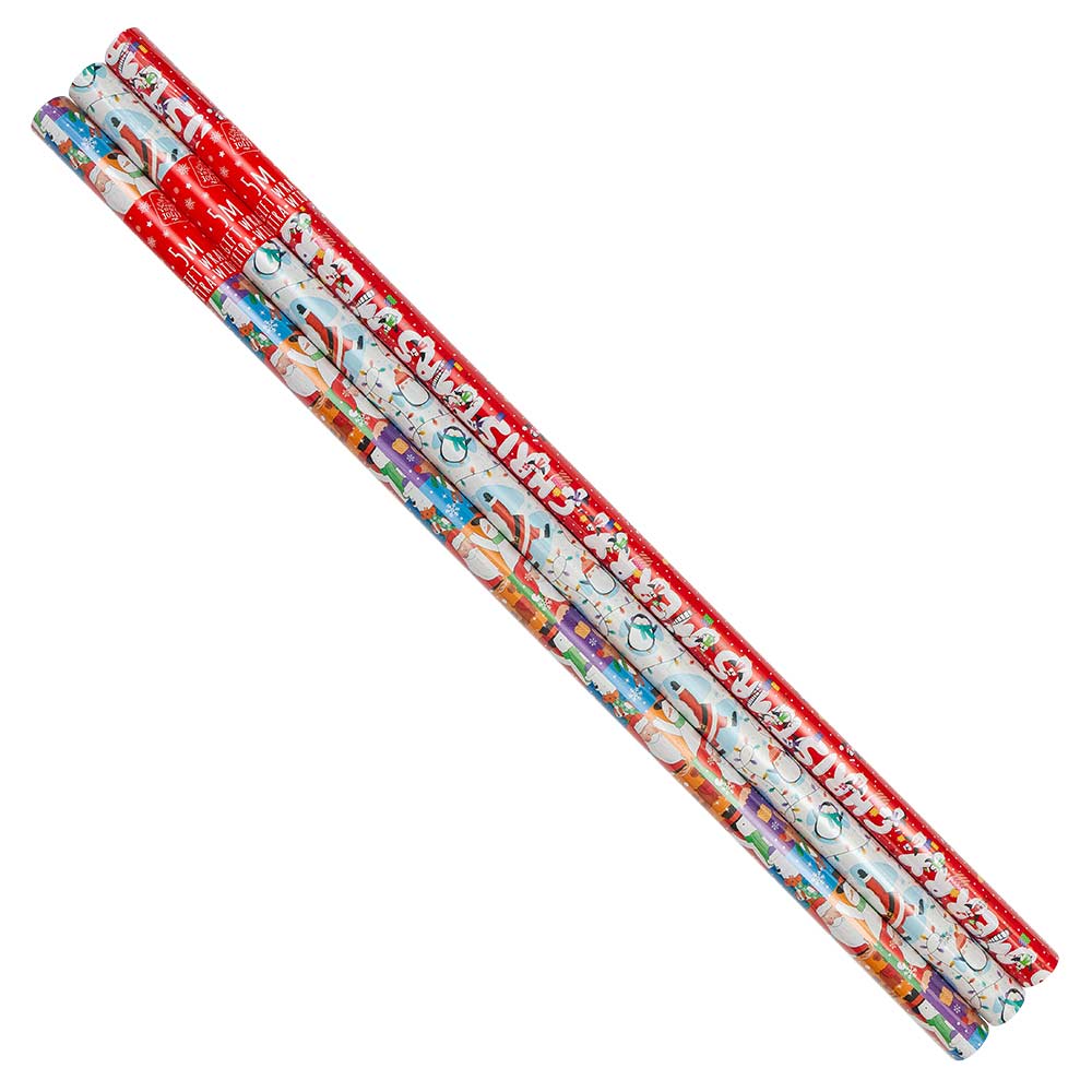 Kids Christmas Gift Wrap 5 Metres