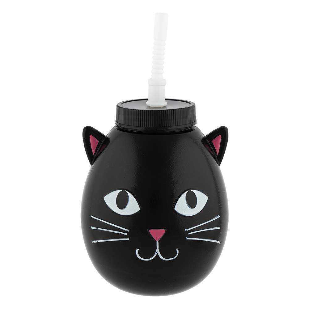 Halloween Drinks Bottle With Straw