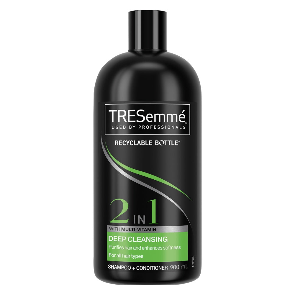 Tresedmme Deep Cleansing 2 In 1 Shampoo & Conditioner 900Ml | Poundstretcher 509303