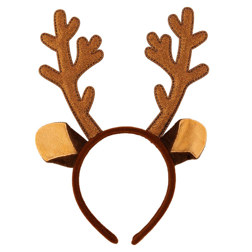 Glitter Reindeer Antlers Headband