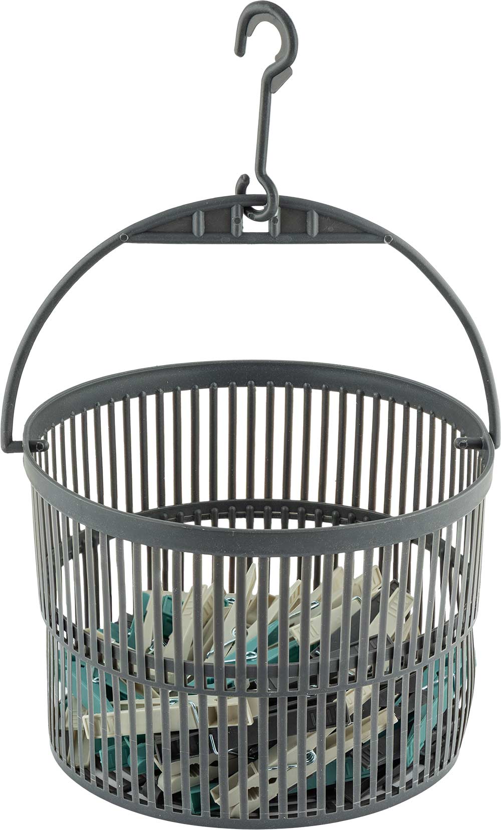50 Pegs In Collapsible Basket