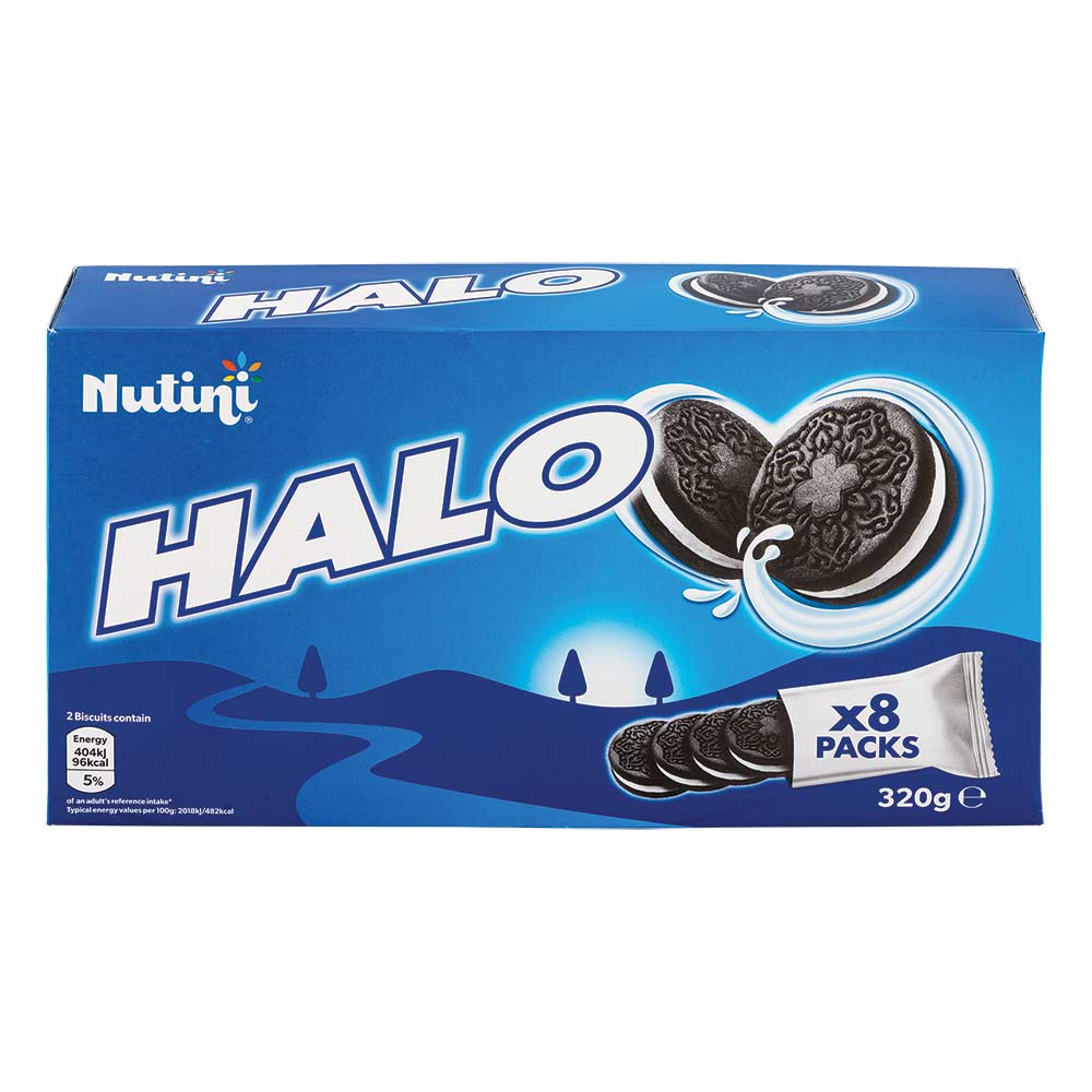 Nutini Halo Cream Biscuits 320g (8 Pack)