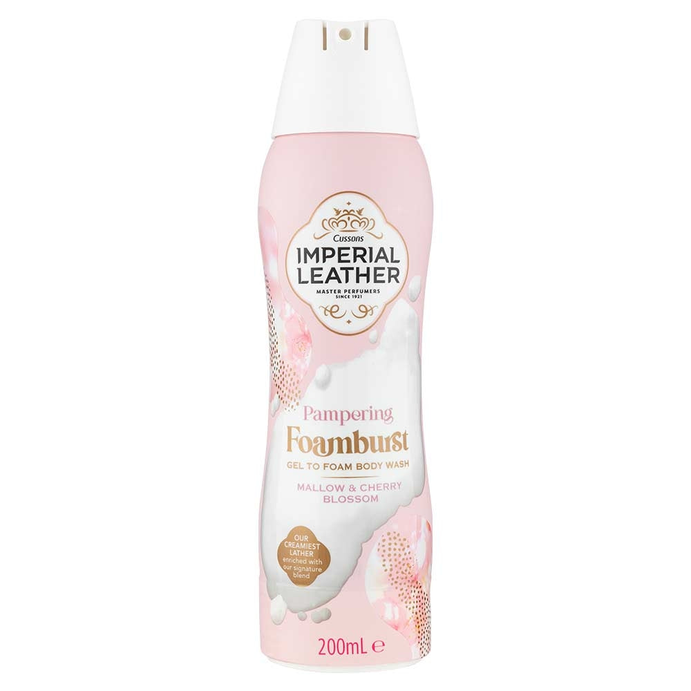 Imperial Leather Mallow & Cherry Blossom Foamburst 200Ml | Poundstretcher 523181