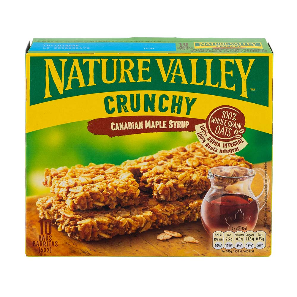 Nature Valley Crunchy Canadian Maple Syrup Bars 5 X 42g